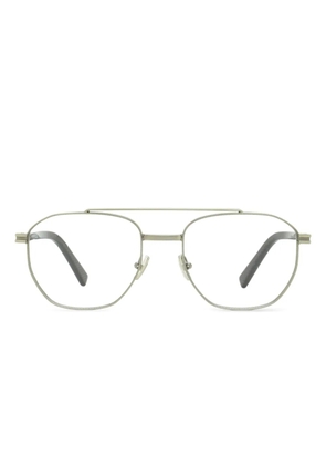Zegna Road Brand Mark pilot-frame glasses - Grey
