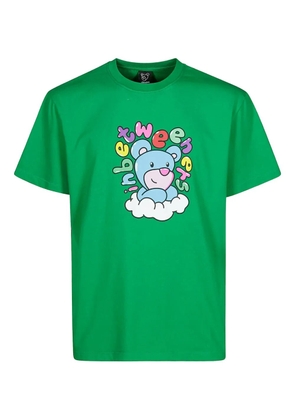 INBETWEENERS bear-print cotton t-shirt - Green