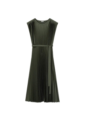 JOSEPH plissé tie dress - Green