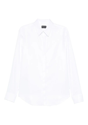 Giorgio Armani long-sleeve button-up shirt - White