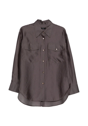 R2W pocket button shirt - Brown