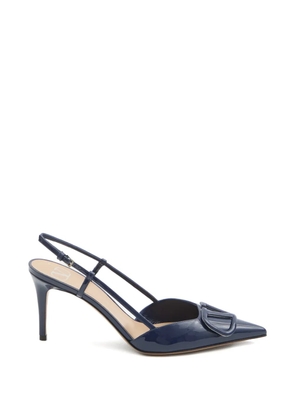 Valentino Garavani Vlogo signature slingback pumps - Blue
