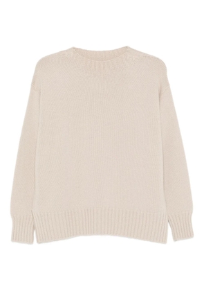 Drumohr round-neck wool sweater - Neutrals