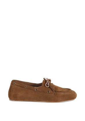 3juin lace-up boat shoes - Brown