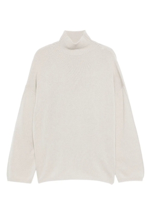 Allude roll-neck sweater - Neutrals