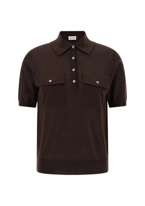 P.A.R.O.S.H. pocket short-sleeve polo shirt - Brown