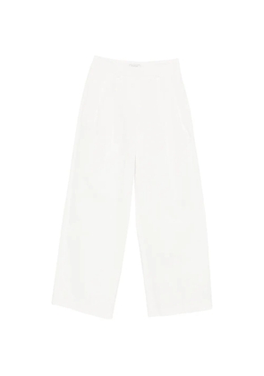 Peserico front-pleat trousers - White
