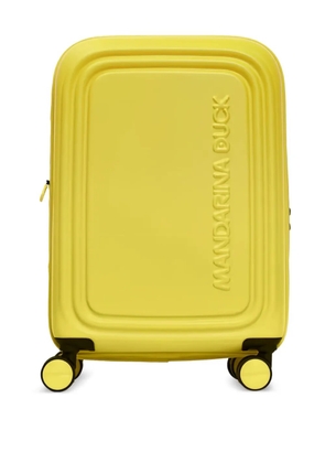 Mandarina Duck logo-embossed trolley - Yellow