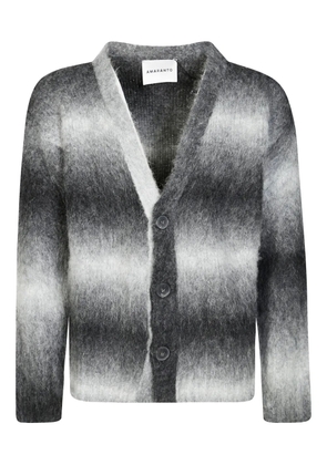 AMARÁNTO striped cardigan - Grey