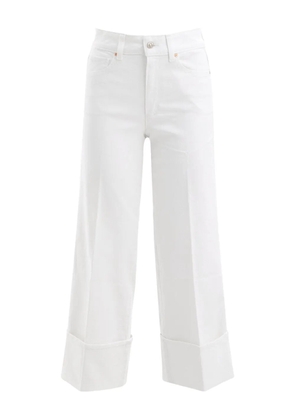 PAIGE cotton-blend jeans - White