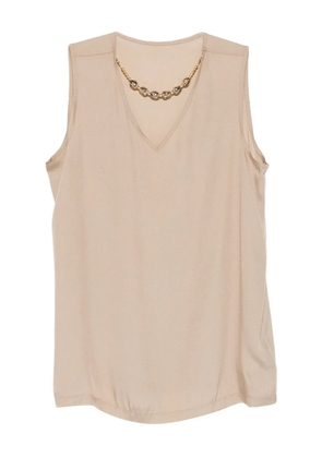 Fabiana Filippi V-neck top - Neutrals
