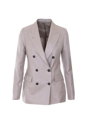 Tagliatore V-neck double-breasted blazer - Neutrals