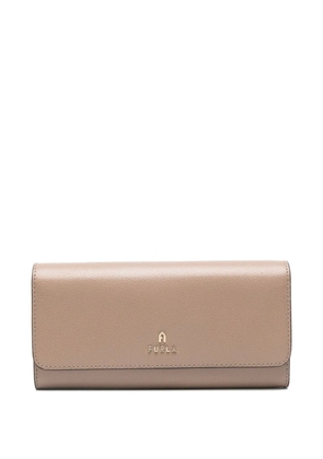 Furla logo-plaque wallet - Neutrals
