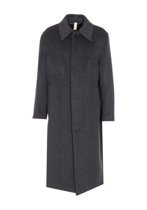 Sunflower Winter button-fastening pocket coat - Grey