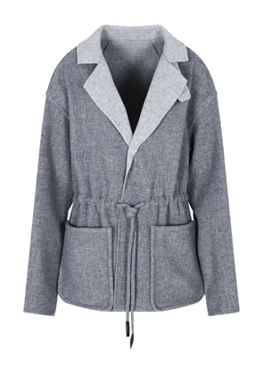Giorgio Armani drawstring jacket - Grey