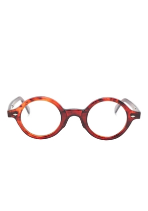Family Affair Hopkins round-frame glasses - Brown