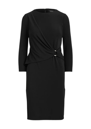 Lauren Ralph Lauren ring-detail mini dress - Black