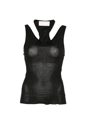 Circus Hotel halterneck top - Black