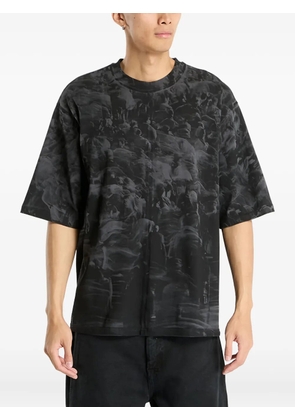 A-COLD-WALL* embroidered-detail Tshirt - Black