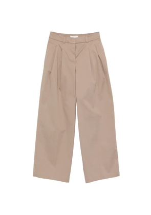 Peserico front-pleat trousers - Brown