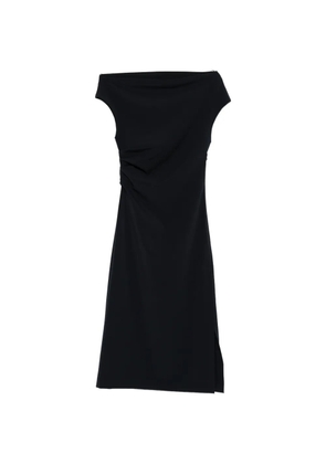 P.A.R.O.S.H. ruched midi dress - Black