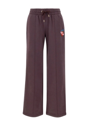 Casablanca embroidered-logo drawstring track pants - Purple