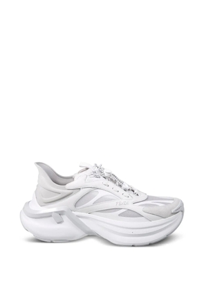FENDI F-light panelled sneakers - White