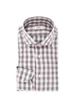 BORRIELLO NAPOLI check shirt - Pink