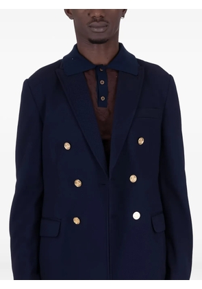 Daniele Alessandrini double-breasted gold-button blazer - Blue