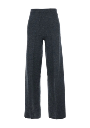 Semicouture wool high-waisted trousers - Black