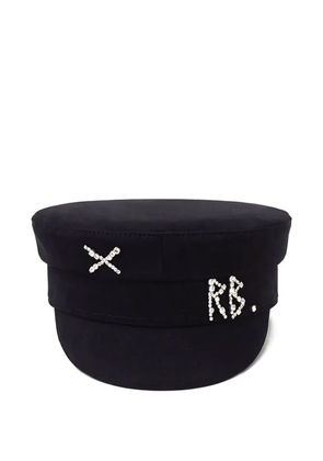 Ruslan Baginskiy crystal-embellished hat - Black