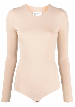 Maison Margiela long-sleeve bodysuit - Neutrals