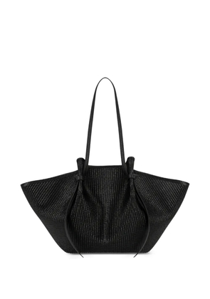 Yuzefi large Mochi leather shoulder bag - Black