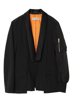 Undercover shawl-lapel bomber jacket - Black