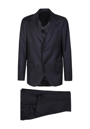 Lardini two-button wool suit - Blue