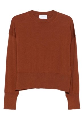 Daniele Fiesoli round-neck wool sweater - Brown