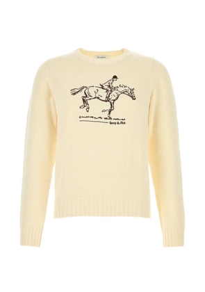 Sporty & Rich equestrian-print sweater - Neutrals