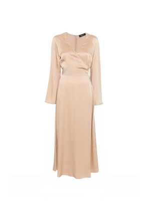 Fabiana Filippi V-neck maxi dress - Neutrals