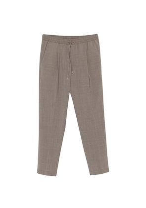 Briglia 1949 drawstring pleated trousers - Brown