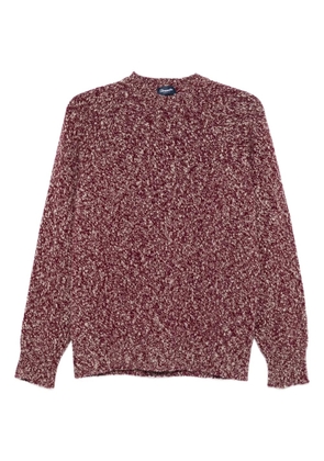 Drumohr speckled wool sweater - Red