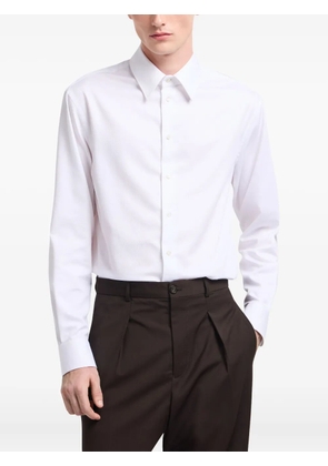 Emporio Armani long-sleeves cotton shirt - White