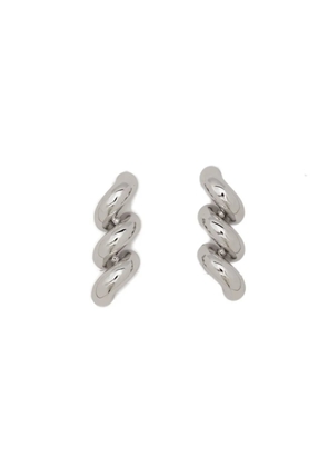 Eddie Borgo rope drop earrings - Silver