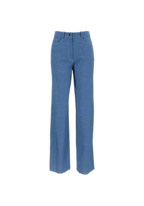 Irie' topstitching trousers - Blue