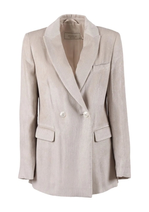 Peserico crystal-embellished corduroy jacket - Neutrals