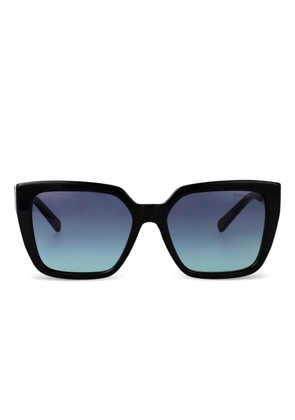 Tiffany & Co Eyewear chain-embellished sunglasses - Black