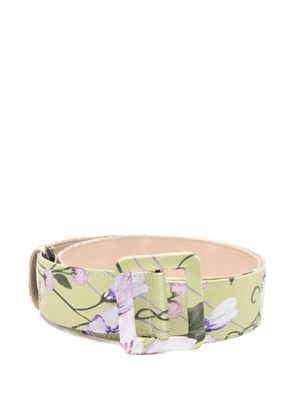 GIADA CURTI floral-print belt - Green