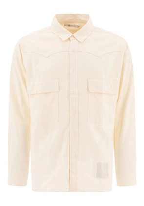 nonnative cotton-silk blend shirt - Neutrals