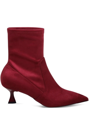 Sergio Levantesi 50mm Celin ankle boots - Red
