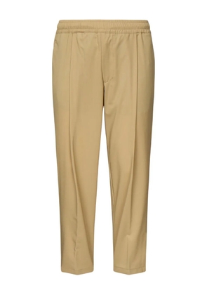 Giuliano Galiano pleated-detail elastic-waist trousers - Brown
