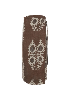 Bazar Deluxe tie-fastening skirt - Brown